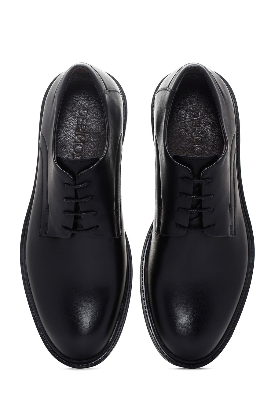 Men's Black Leather Casual Shoes