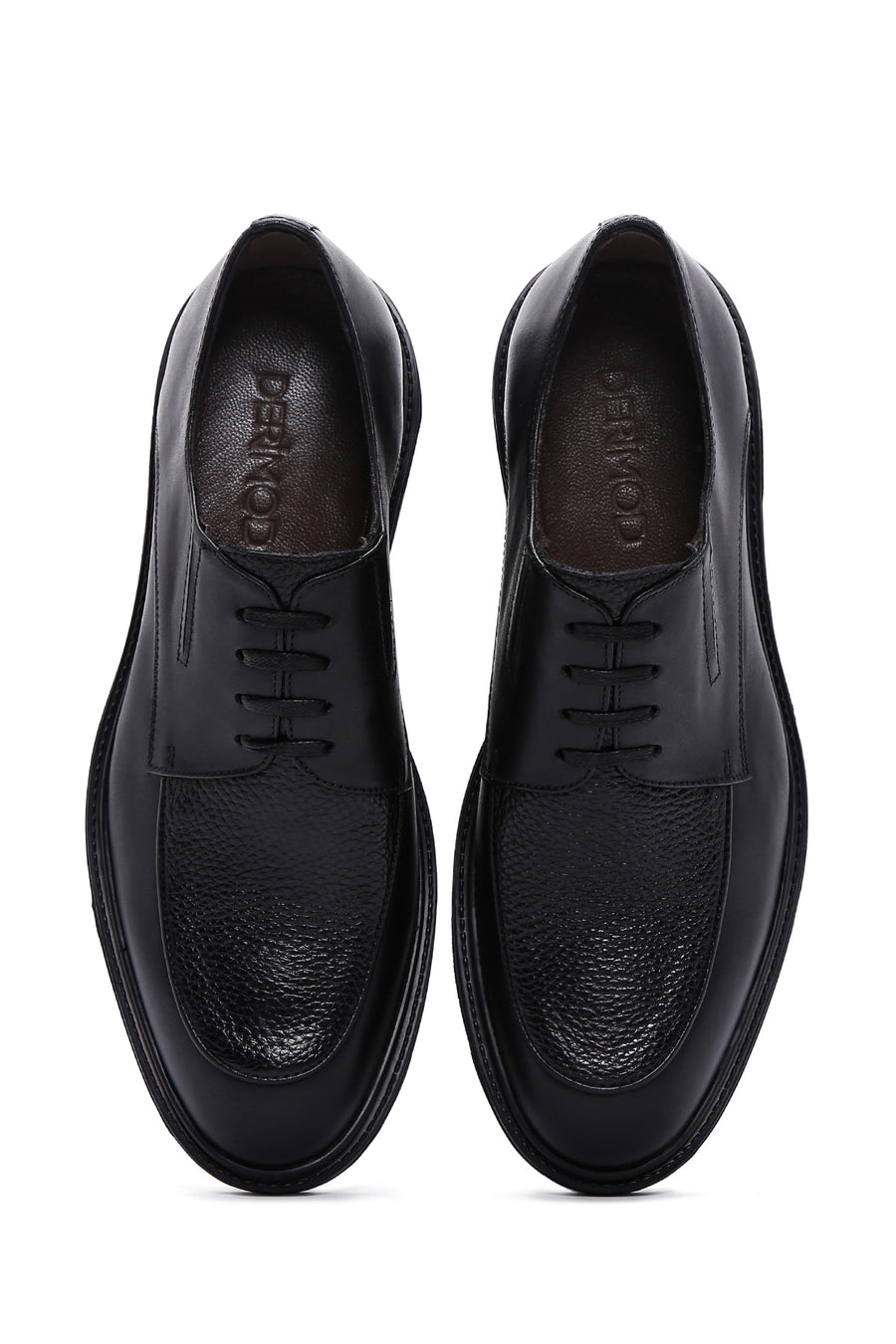 Men's Black Leather Casual Shoes