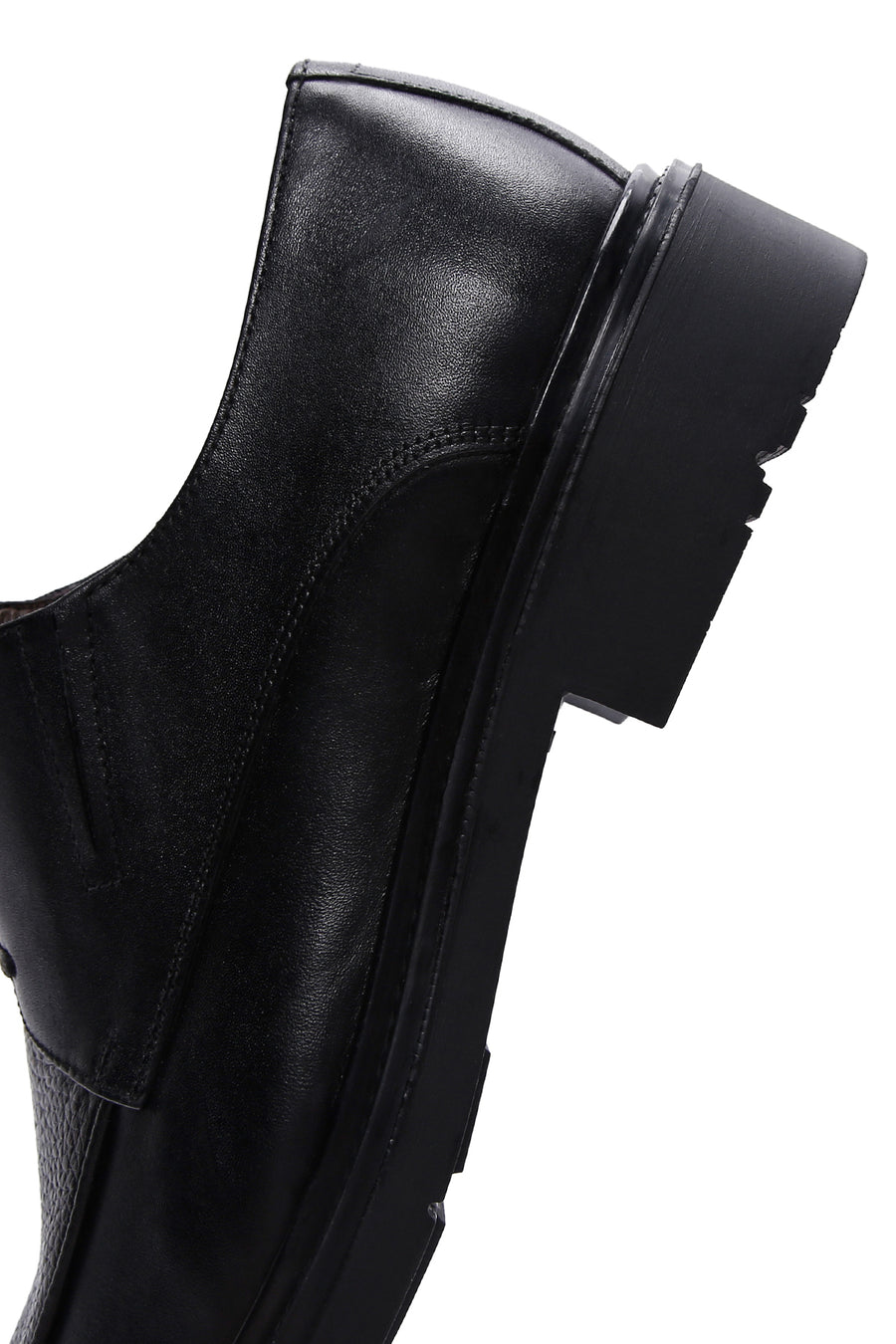 Men's Black Leather Casual Shoes