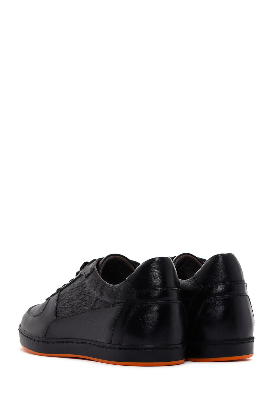 Men's Navy Blue Leather Casual Sneaker