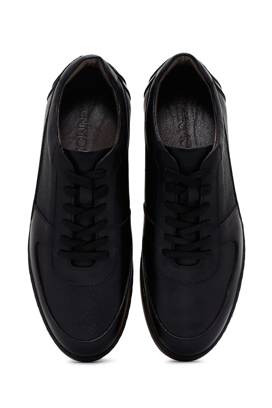 Men's Navy Blue Leather Casual Sneaker