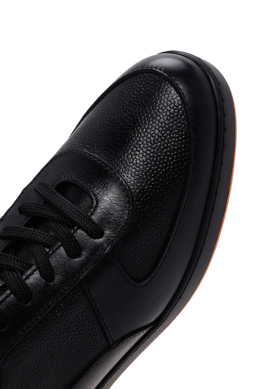 Men's Navy Blue Leather Casual Sneaker