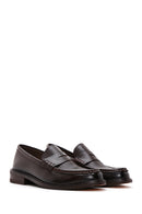 Men's Brown Leather Classic Loafer | Derimod