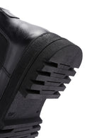 Men's Black Leather Casual Chelsea Boots | Derimod