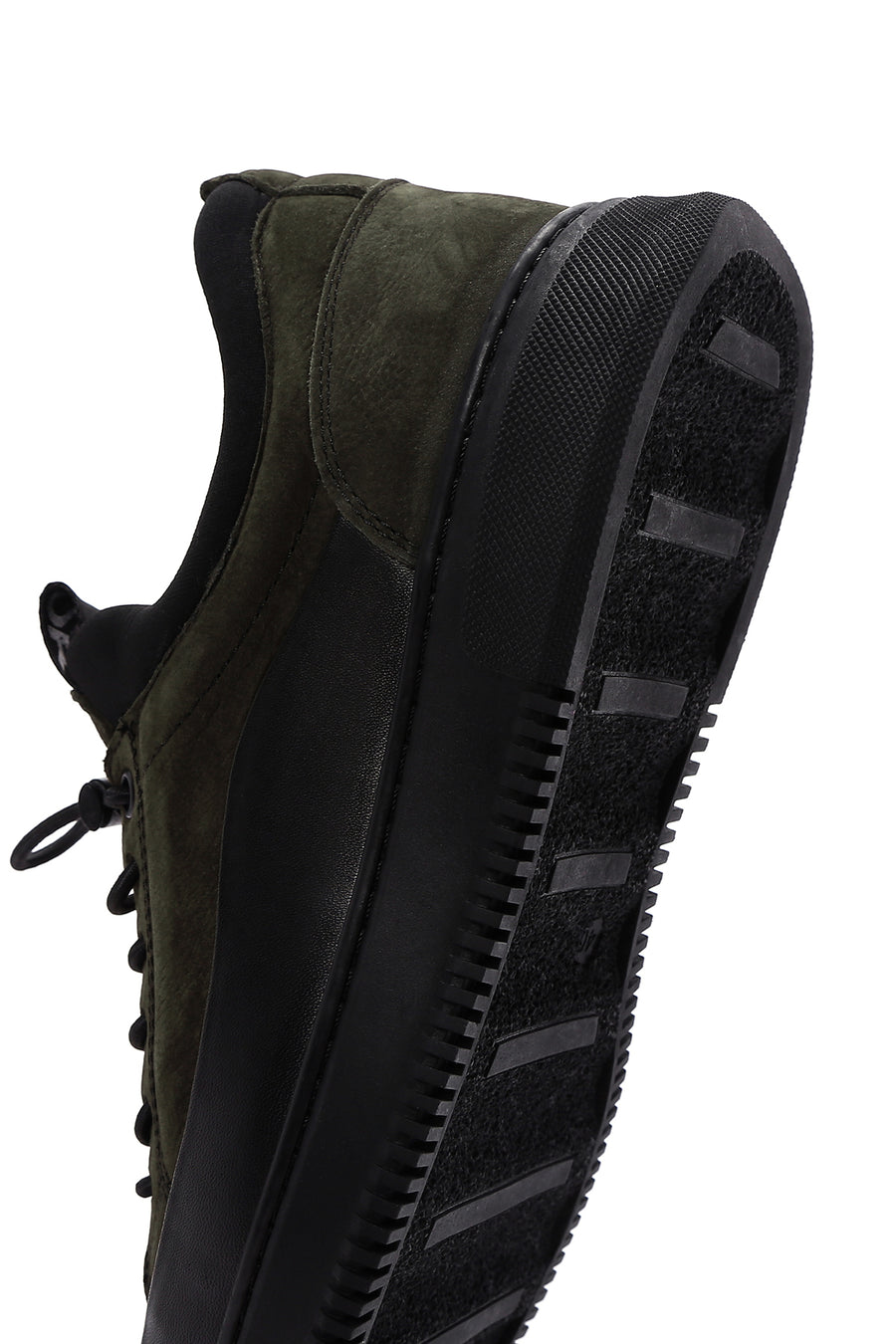 Men's Khaki Nubuck Leather Sneaker