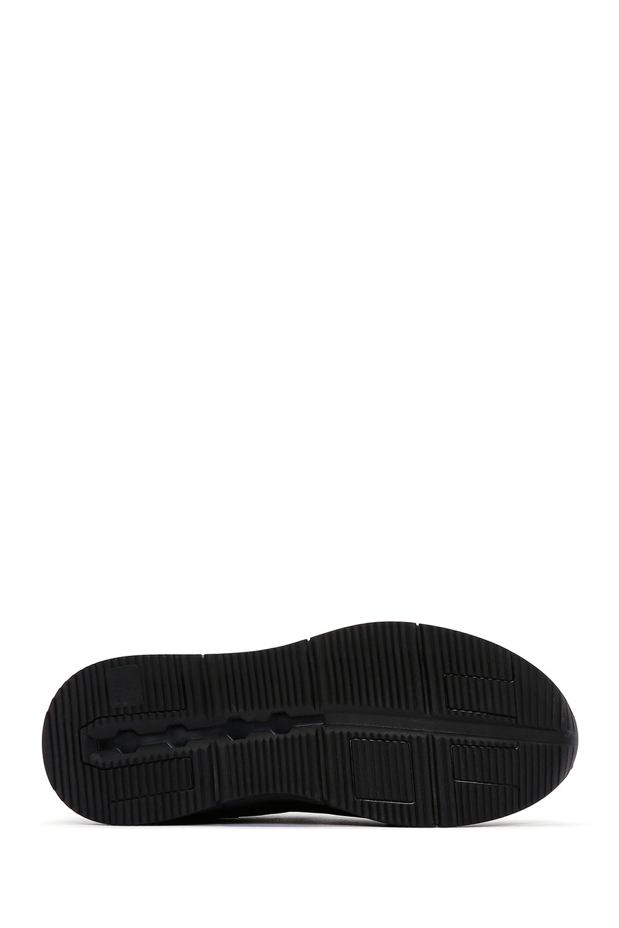 Erkek Siyah Nubuk Deri Detaylı Sneaker
