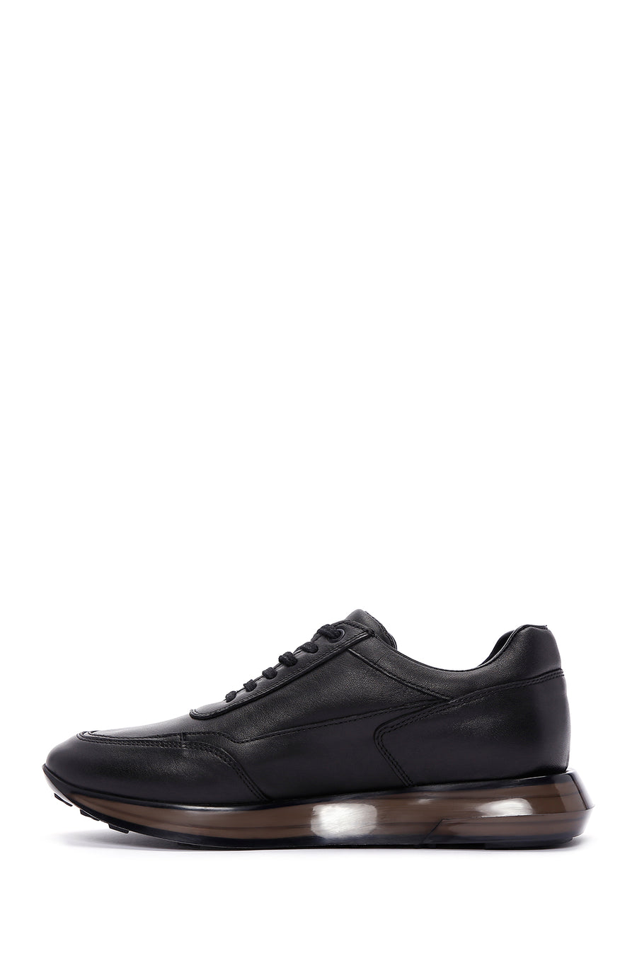Men's Black Nubuck Leather Sneaker