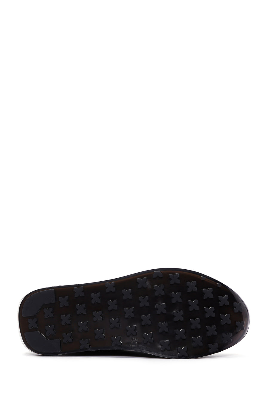 Men's Black Nubuck Leather Sneaker