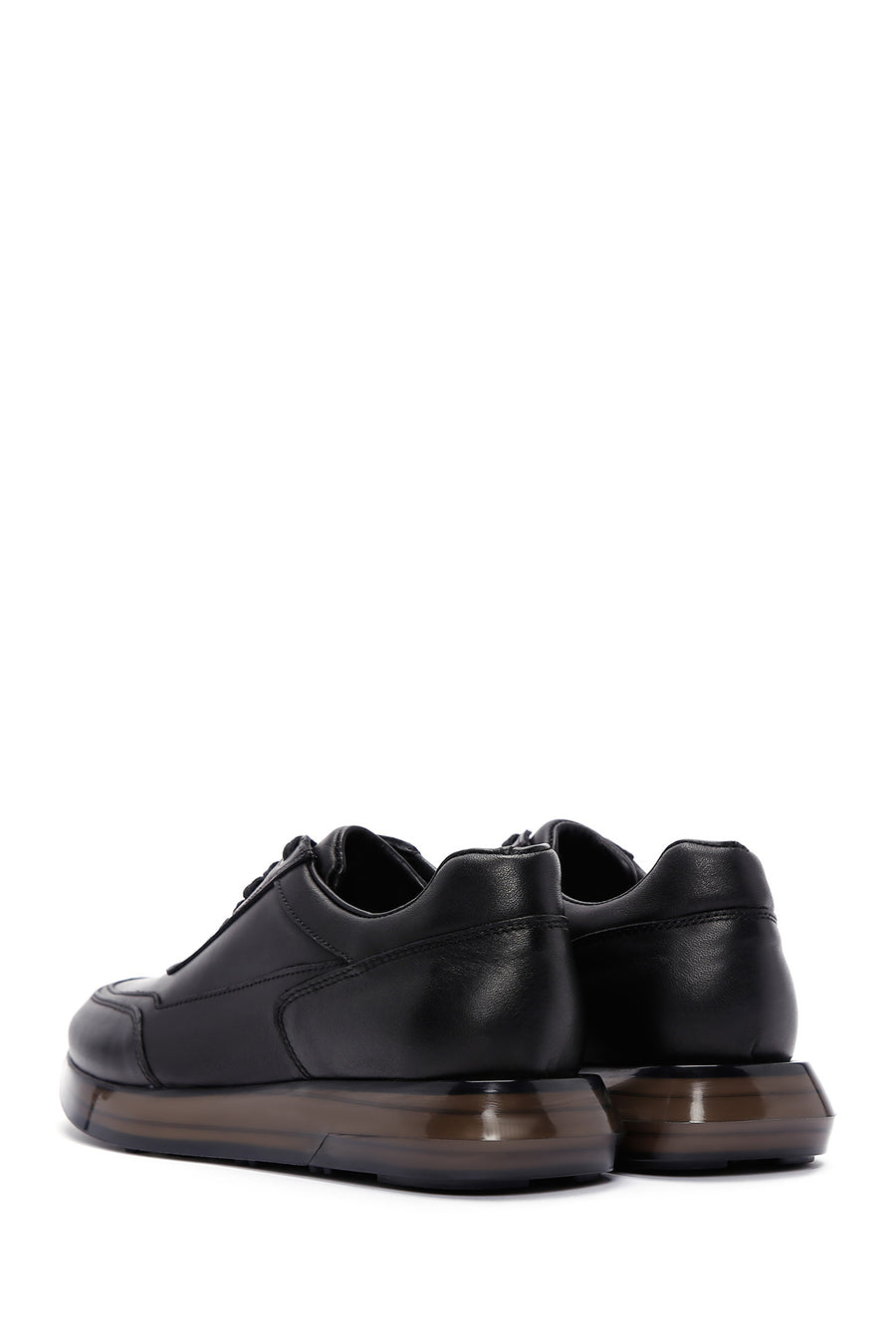 Men's Black Nubuck Leather Sneaker