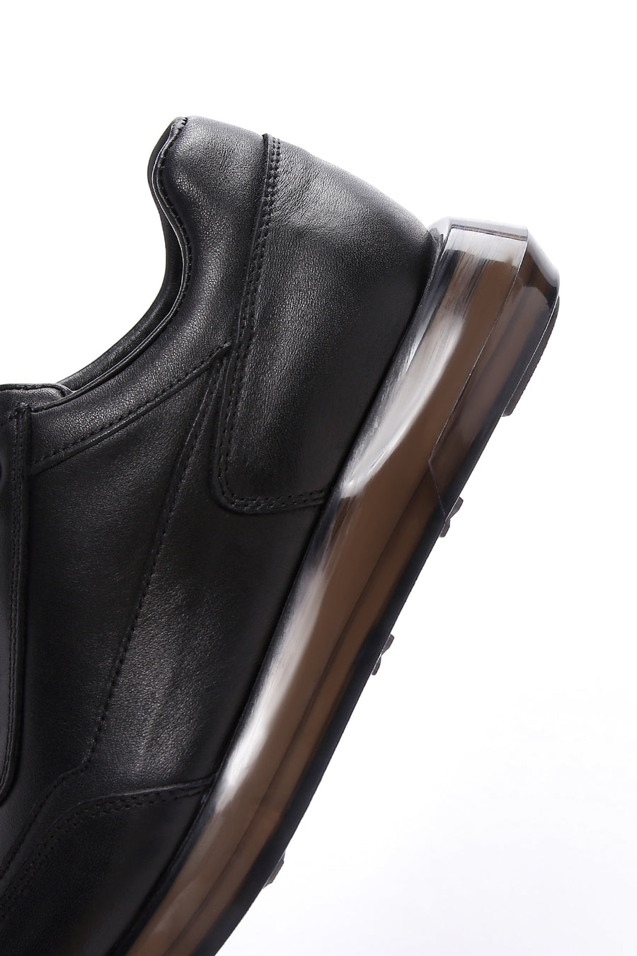 Men's Black Nubuck Leather Sneaker