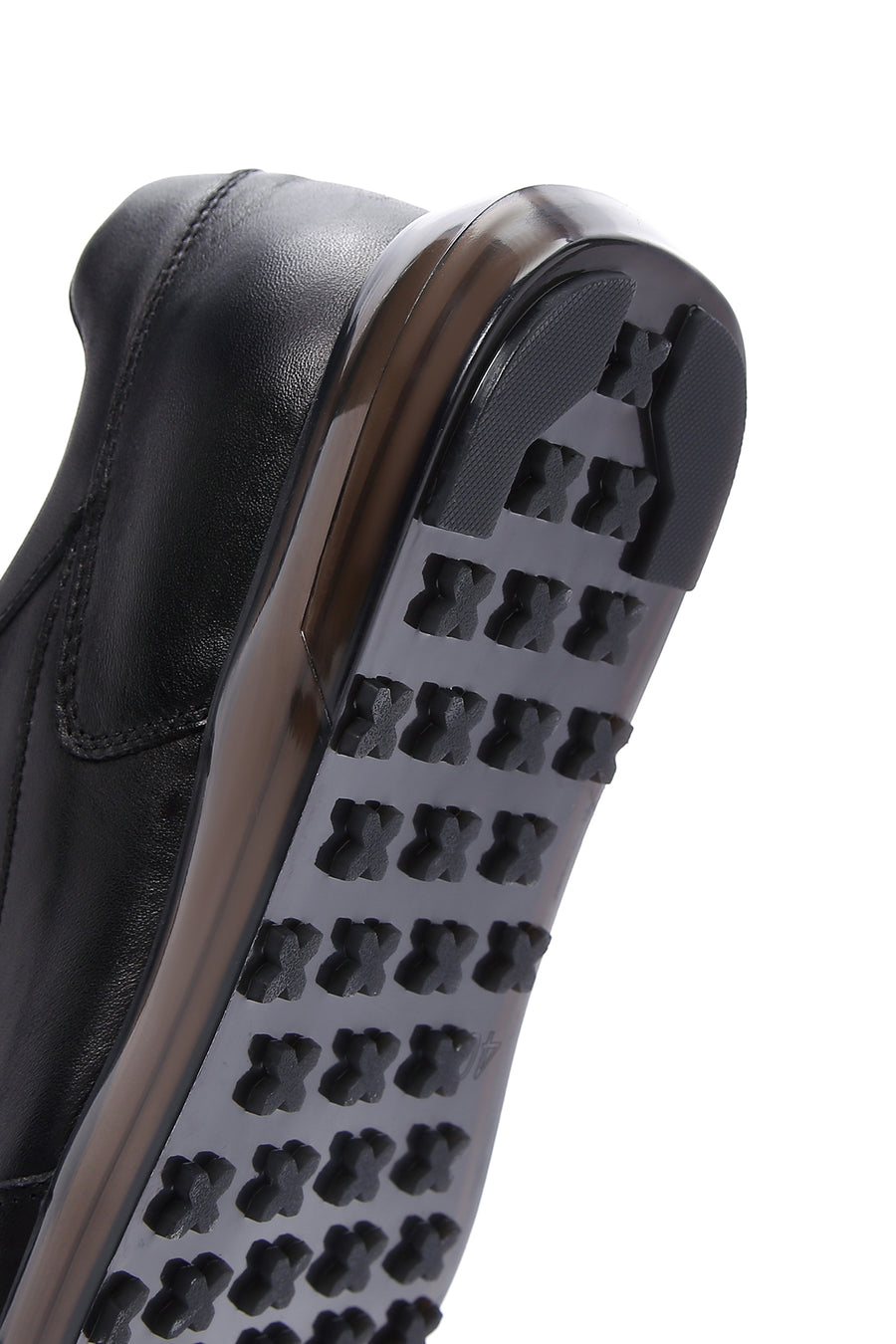 Men's Black Nubuck Leather Sneaker
