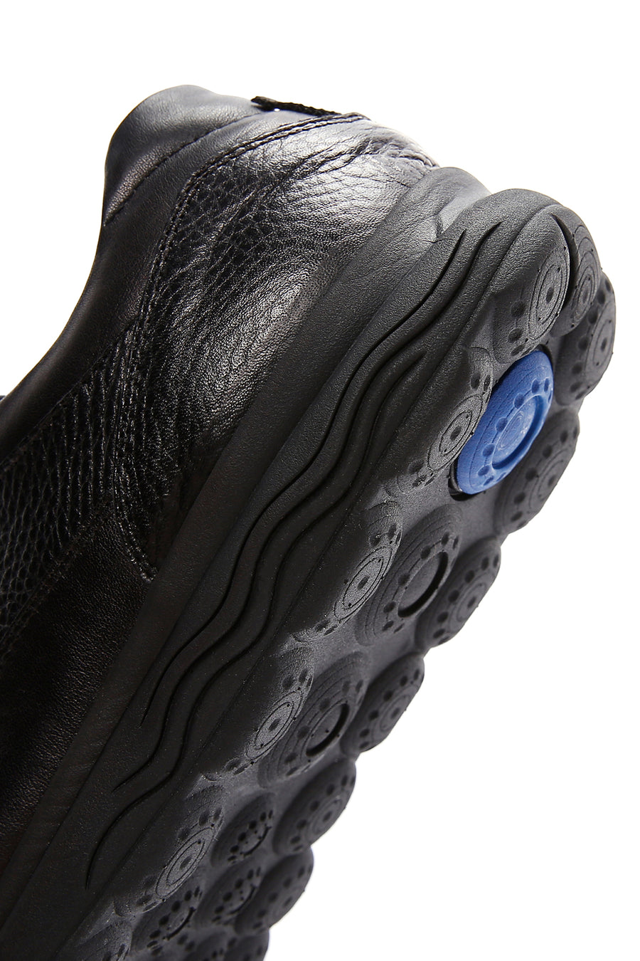 Men's Black Leather Casual Sneaker