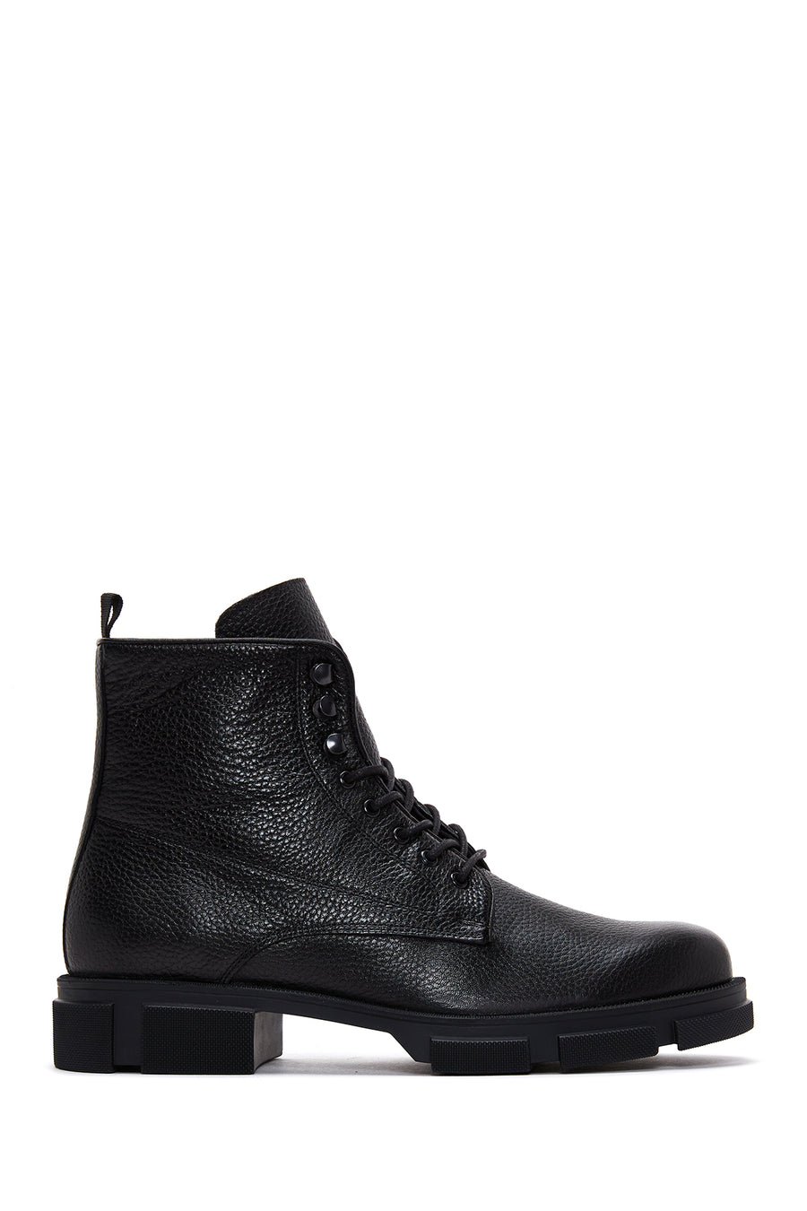 Men's Black Leather Boots 23WFD6100FT | Derimod