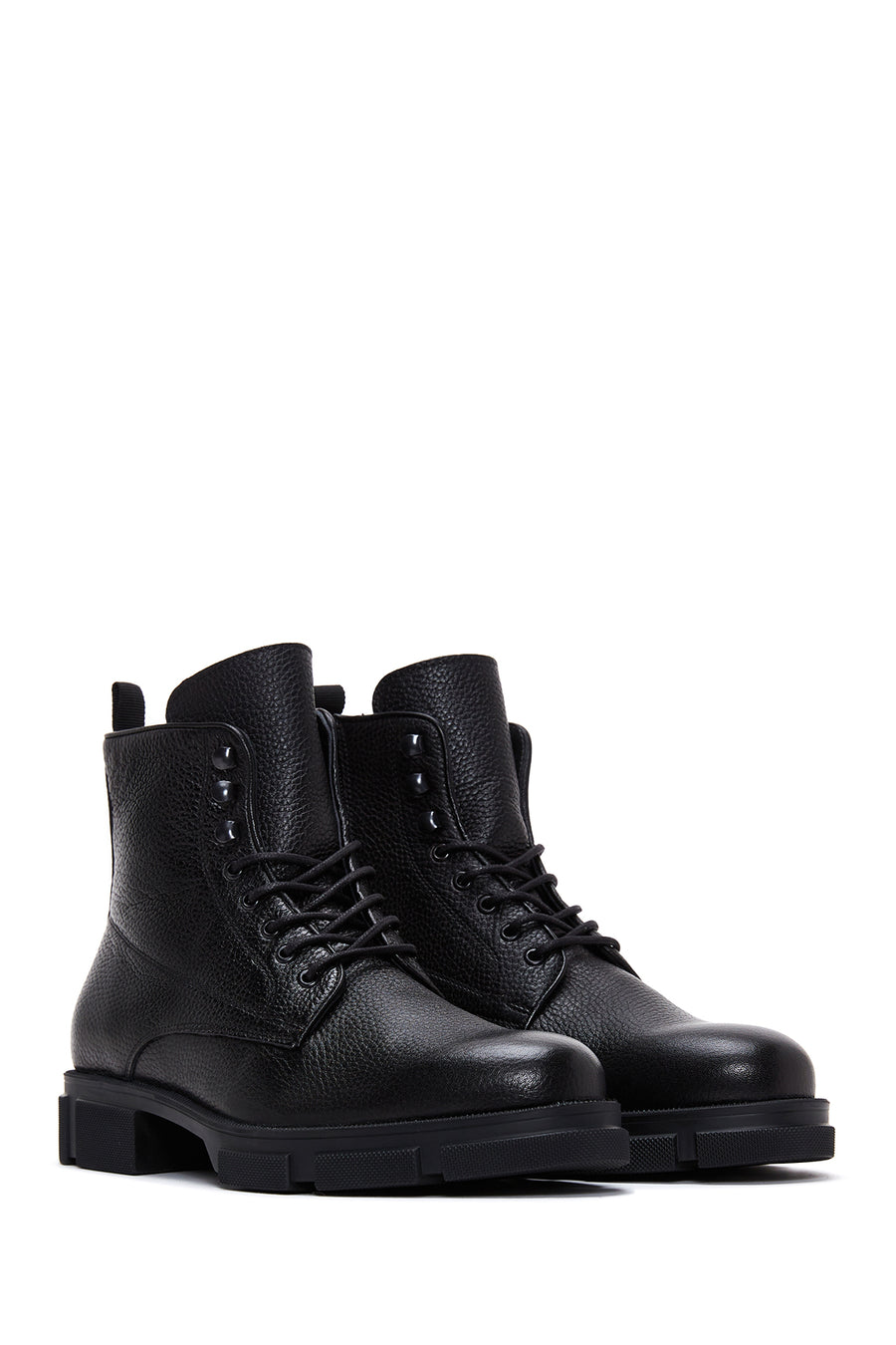 Men's Black Leather Boots
