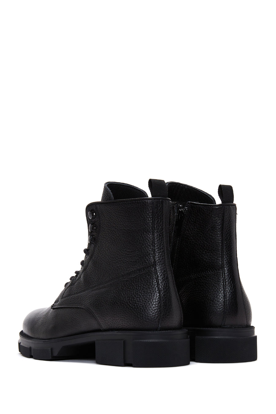 Men's Black Leather Boots