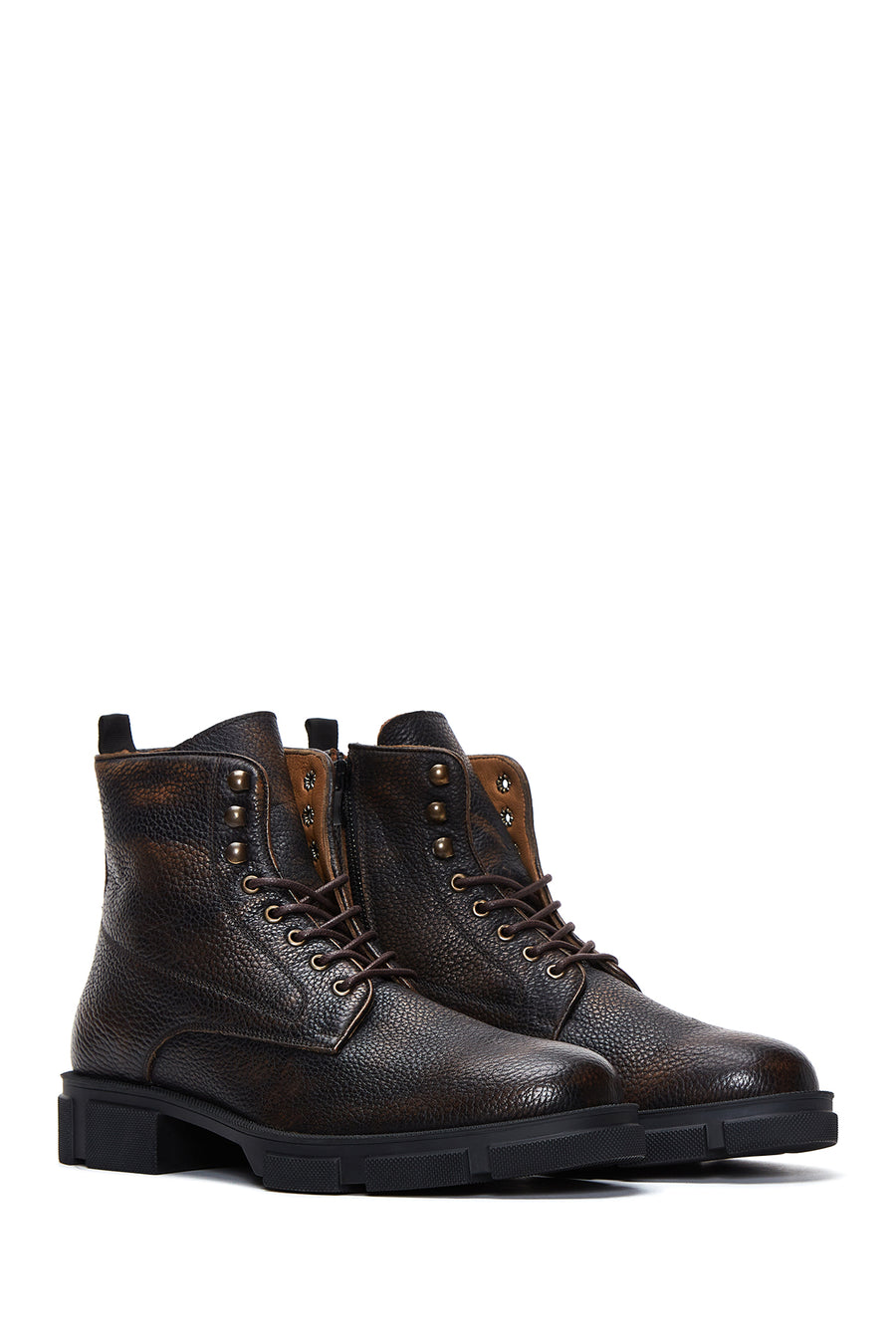 Men's Brown Leather Boots