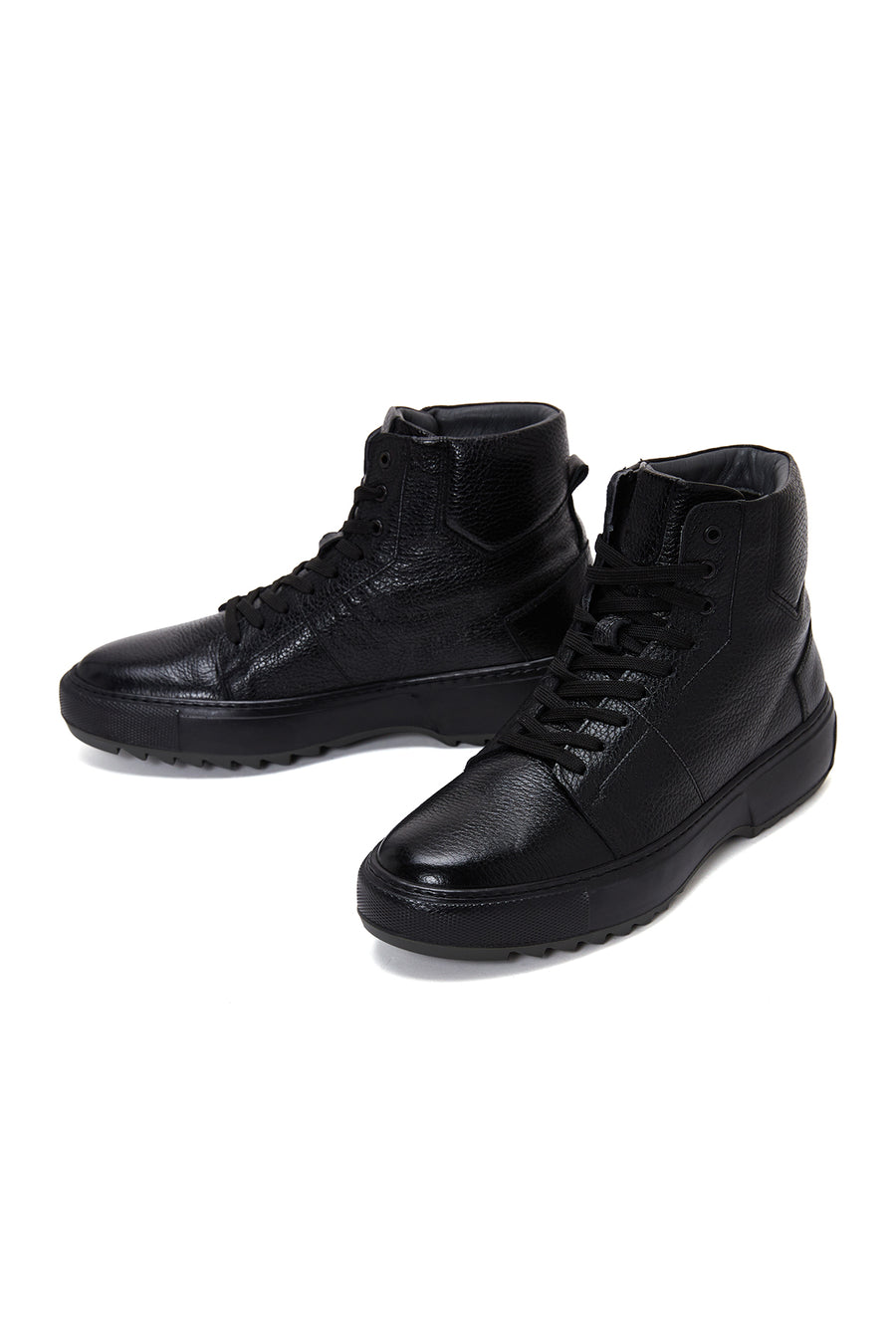 Men's Black Leather Boots
