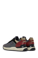 Men's Anthracite Suede Leather Detailed Sneaker | Derimod