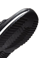 Men's Black Leather Sneaker | Derimod