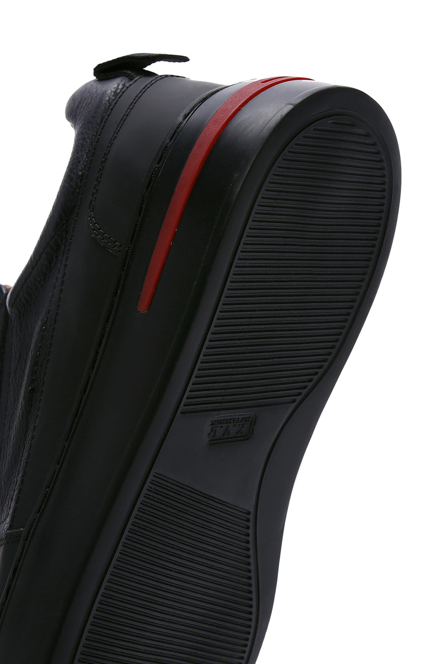 Men's Black Leather Sneaker