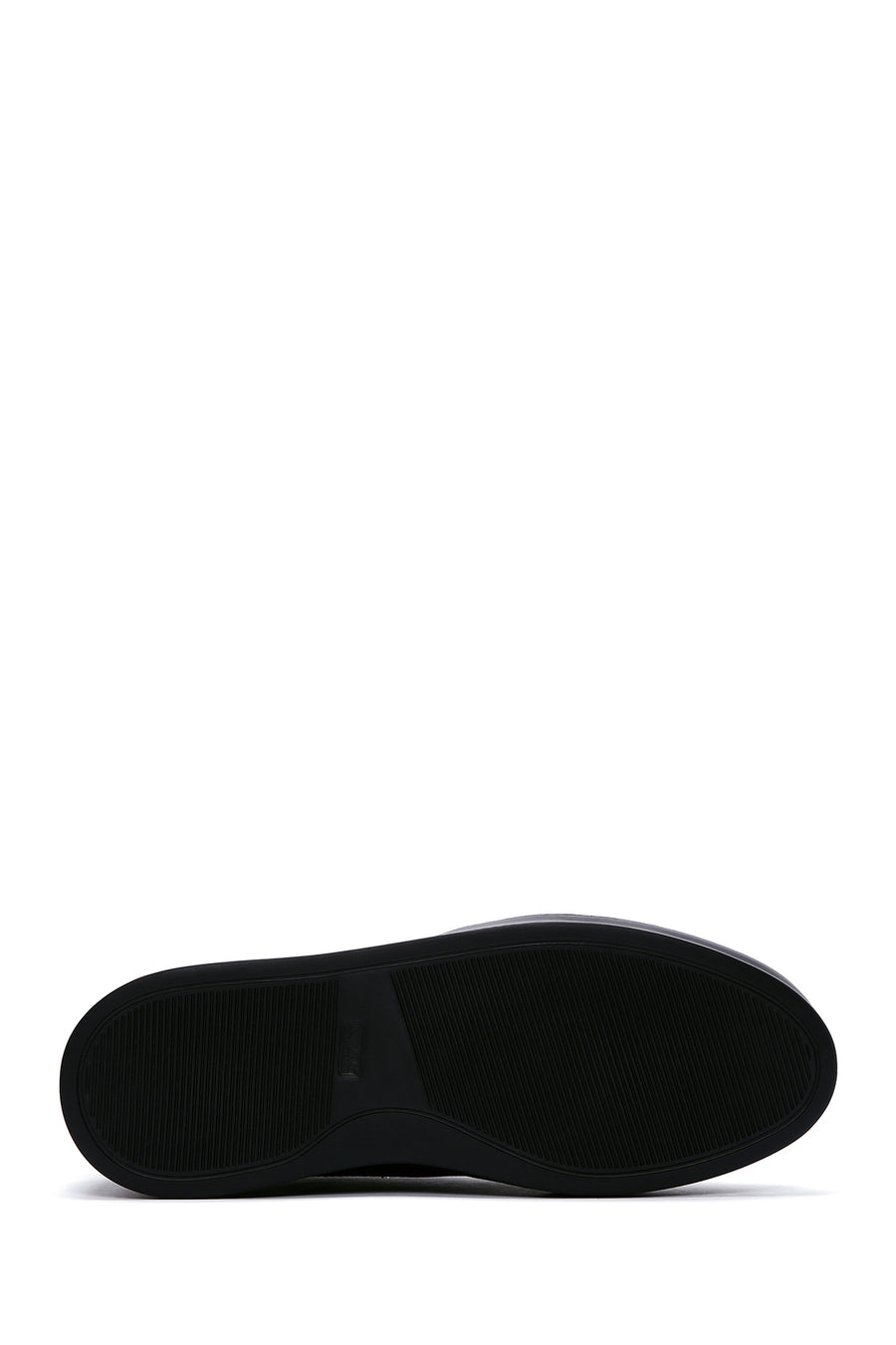 Men's Black Leather Sneaker