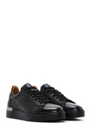 Men's Black Leather Sneaker | Derimod