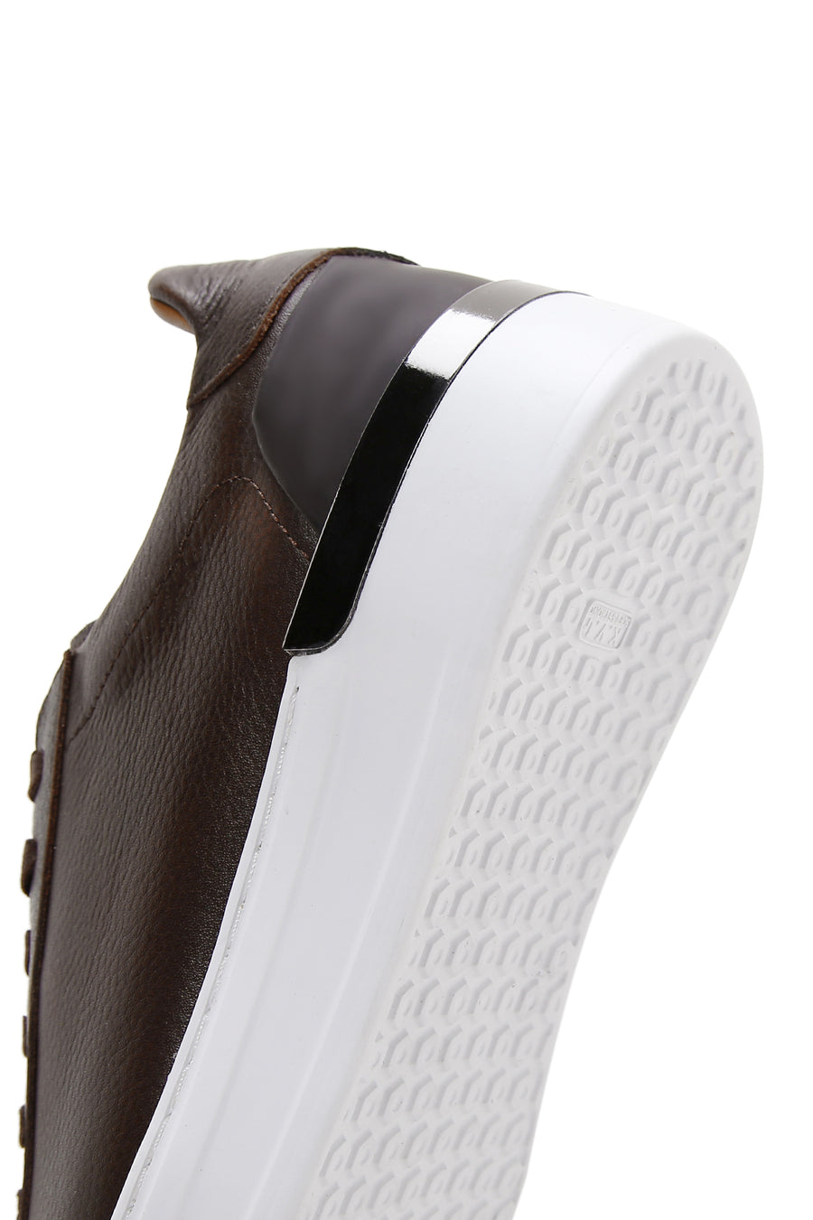 Erkek Kahverengi Deri Sneaker