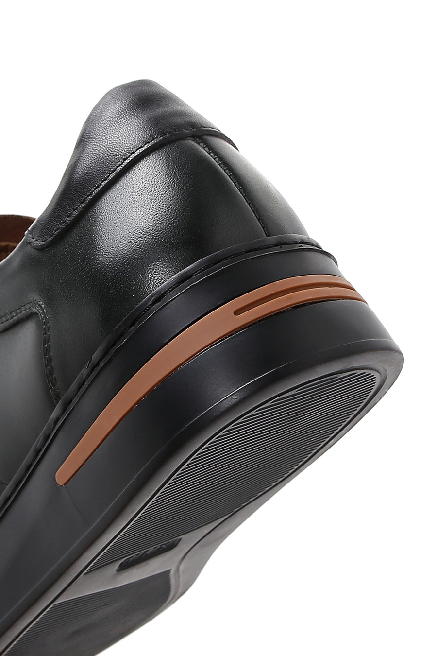 Erkek Haki Deri Sneaker