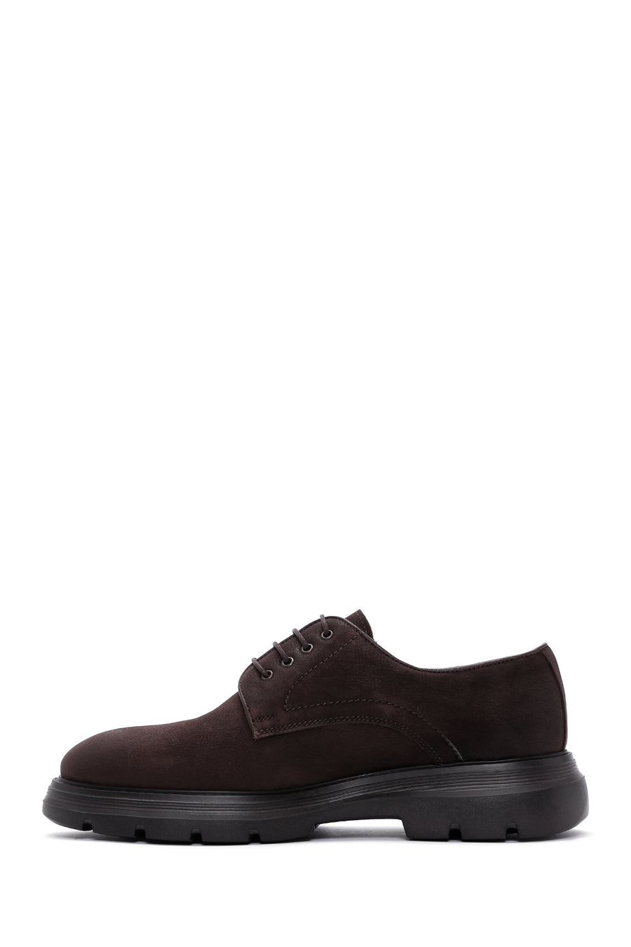 Men's Brown Nubuck Leather Casual Shoes