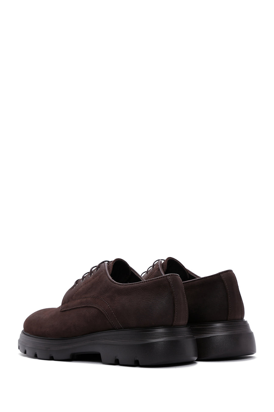 Men's Brown Nubuck Leather Casual Shoes