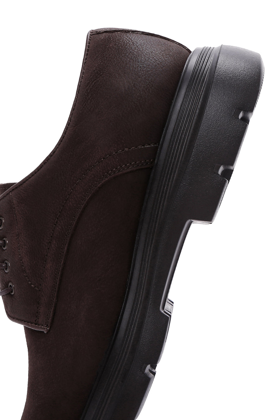 Men's Brown Nubuck Leather Casual Shoes