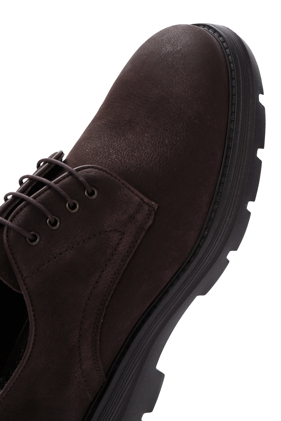 Men's Brown Nubuck Leather Casual Shoes