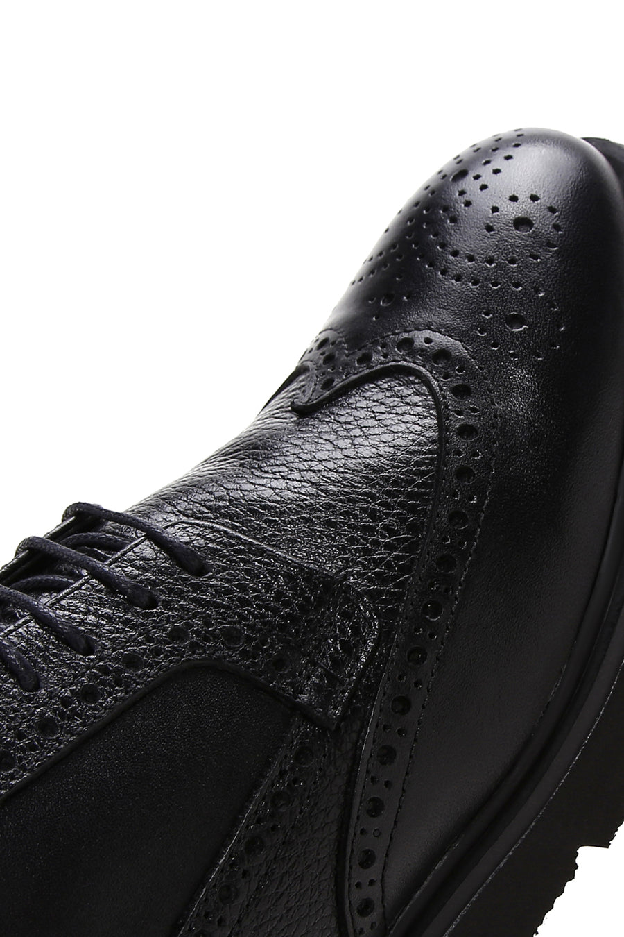 Men's Black Leather Casual Shoes