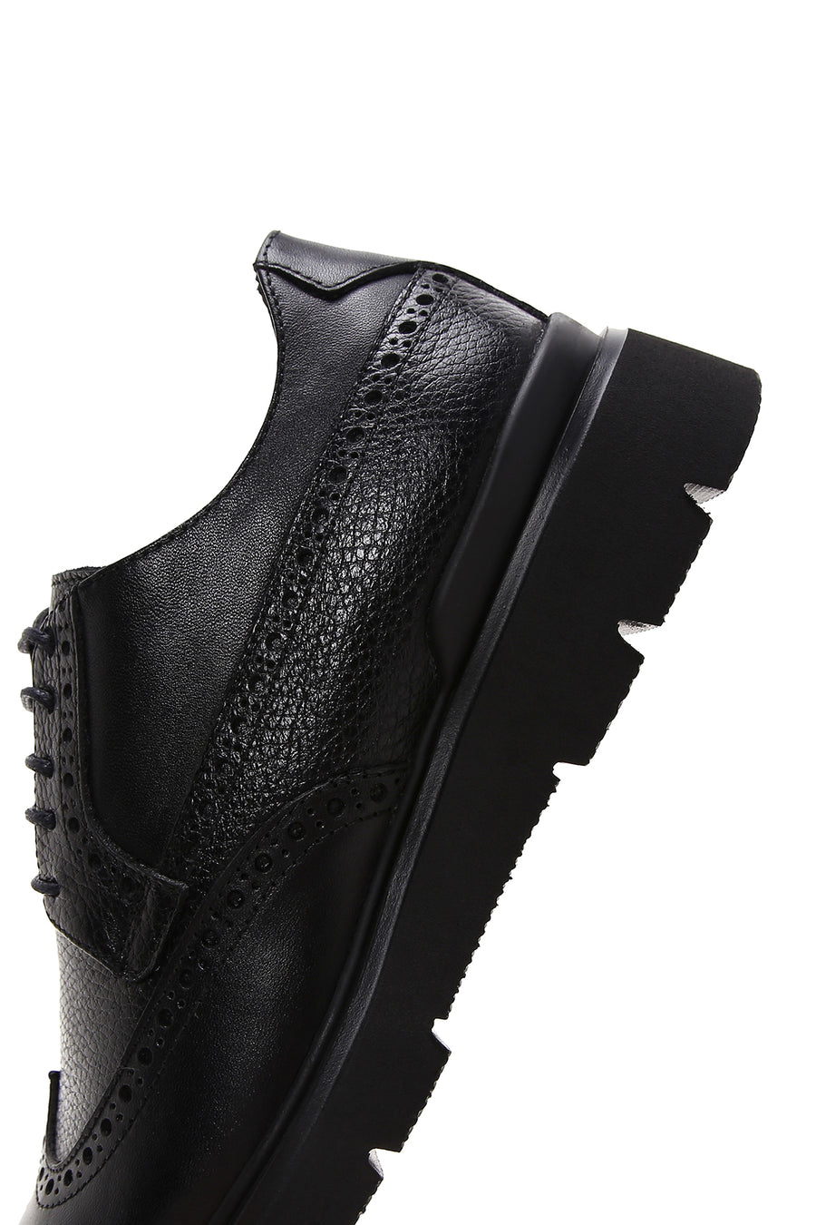 Men's Black Leather Casual Shoes