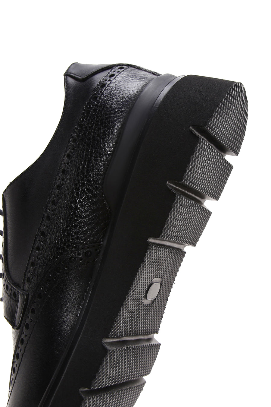 Men's Black Leather Casual Shoes
