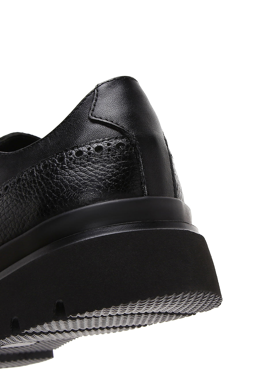 Men's Black Leather Casual Shoes