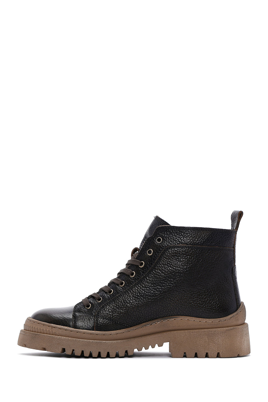 Men's Brown Leather Casual Boots