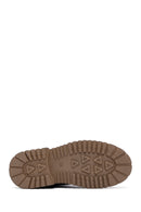 Men's Brown Leather Casual Boots | Derimod