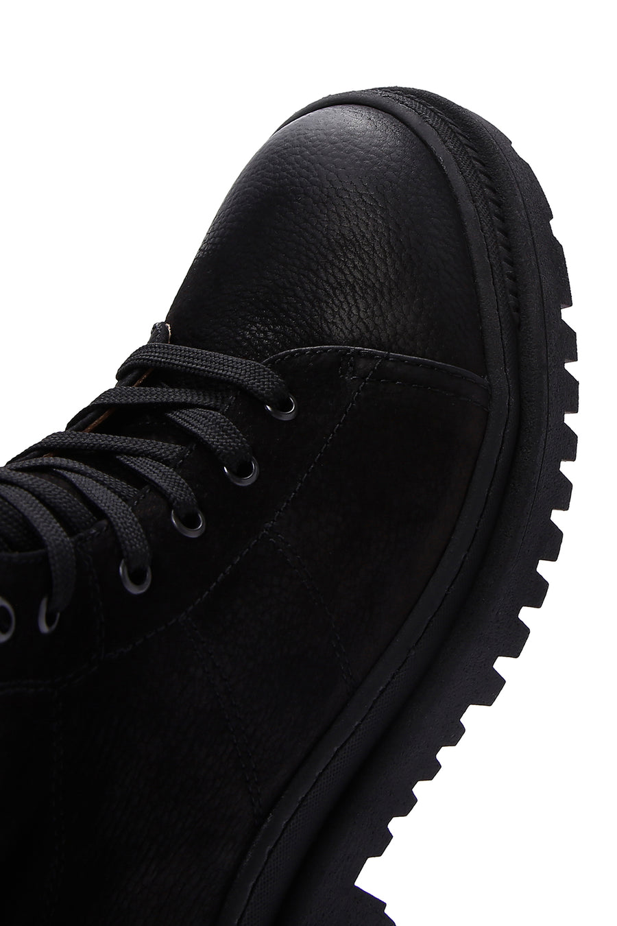 Men's Black Nubuck Leather Boots