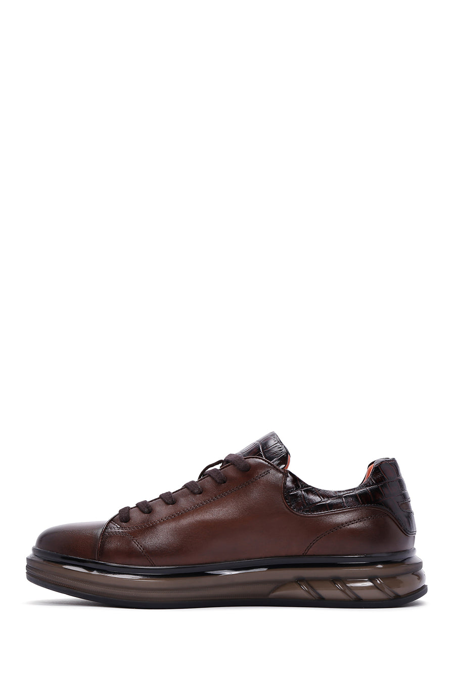 Men's Brown Leather Sneaker