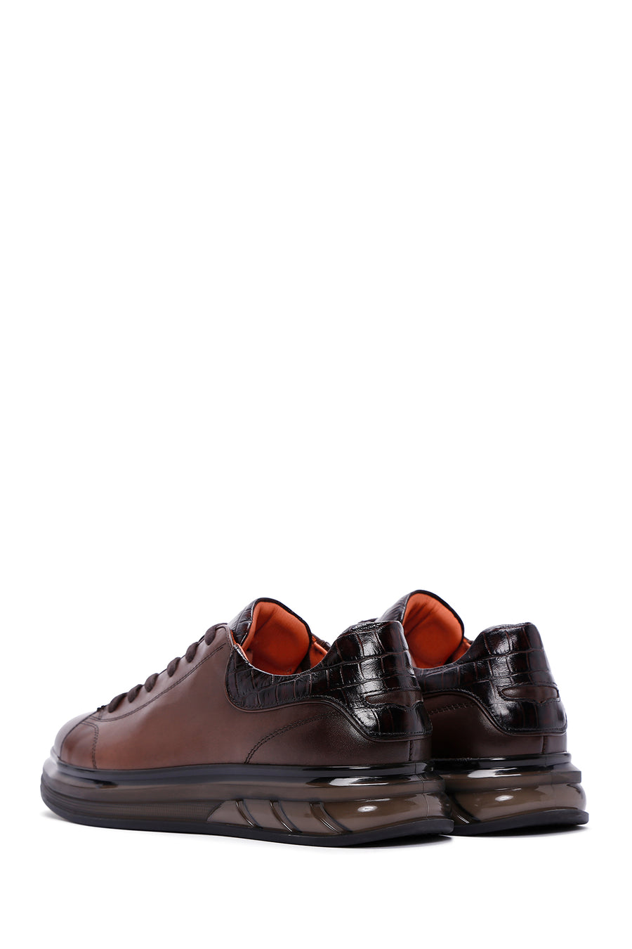 Men's Brown Leather Sneaker