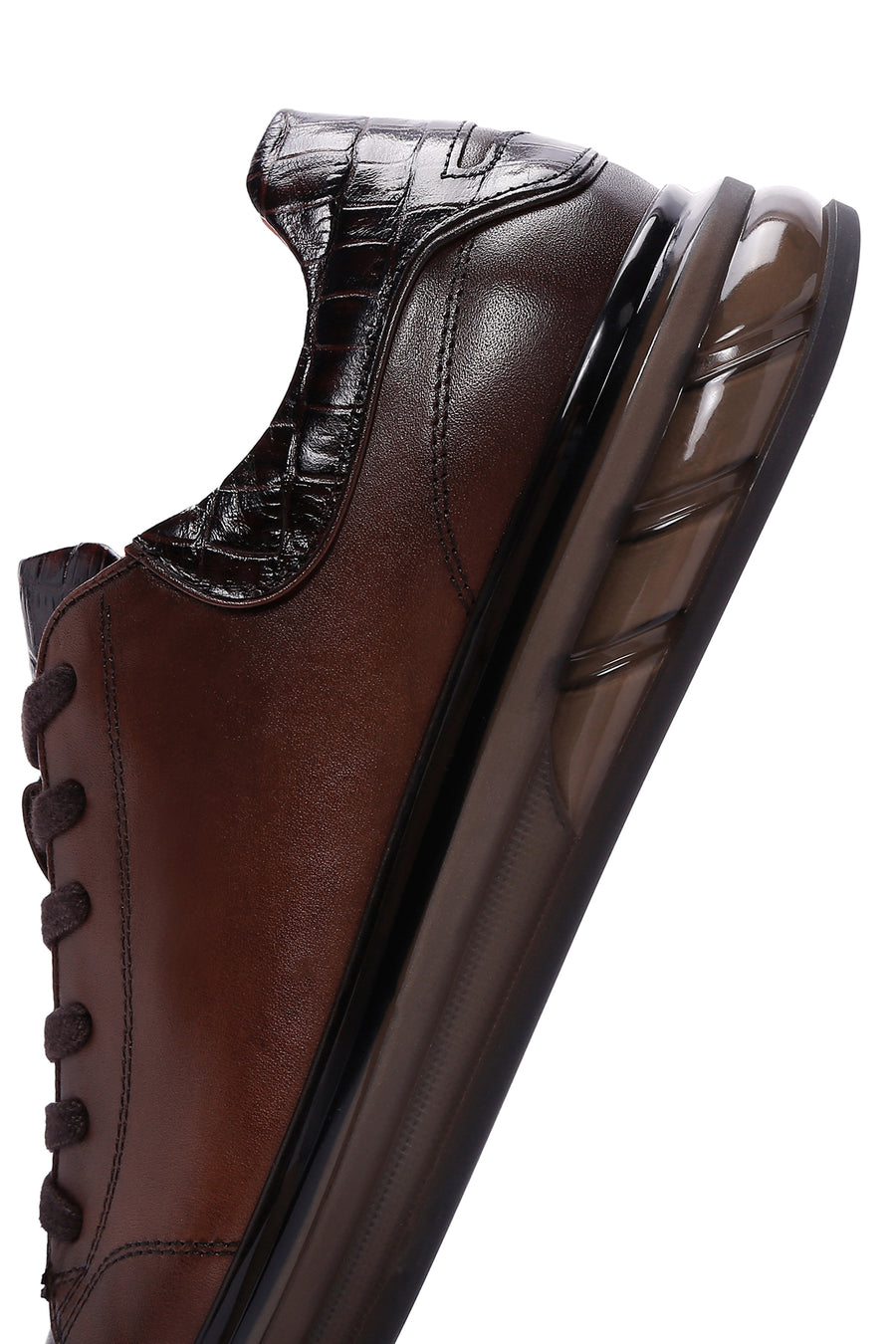 Men's Brown Leather Sneaker