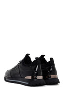 Men's Black Leather Casual Sneaker | Derimod