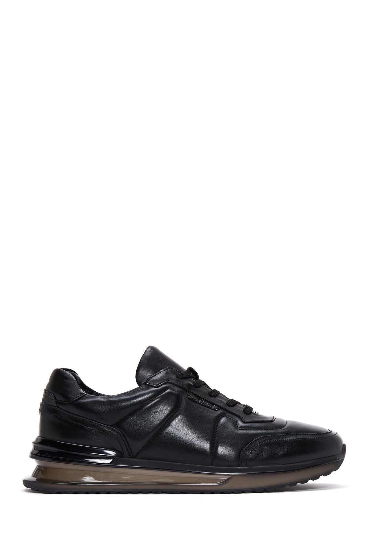 Men's Black Leather Sneaker 23WFD616018 | Derimod