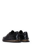 Men's Black Leather Sneaker | Derimod