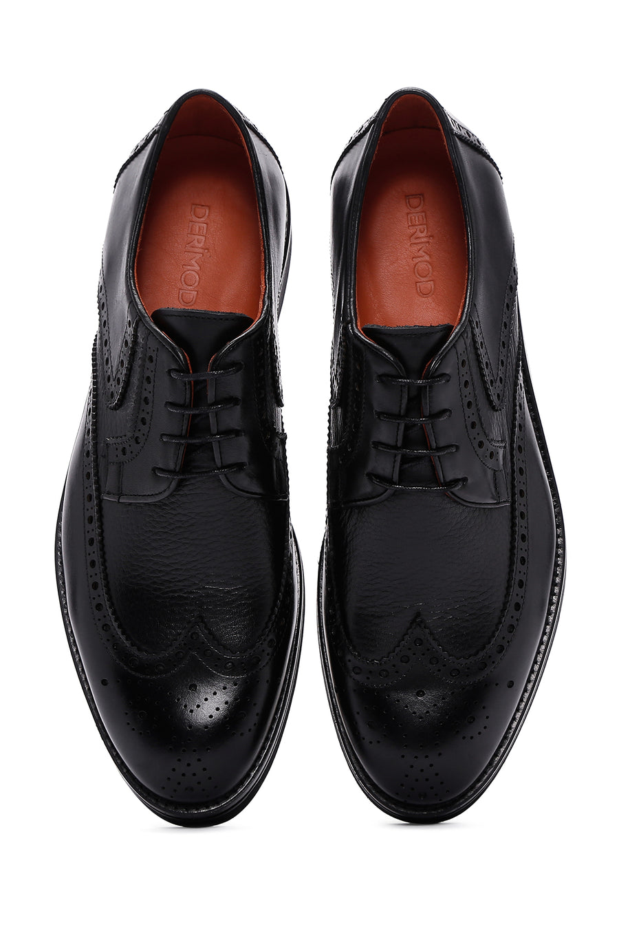 Men's Black Leather Casual Shoes