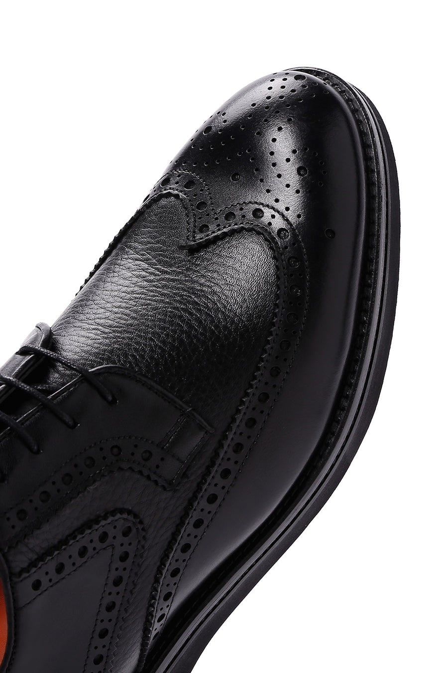 Men's Black Leather Casual Shoes