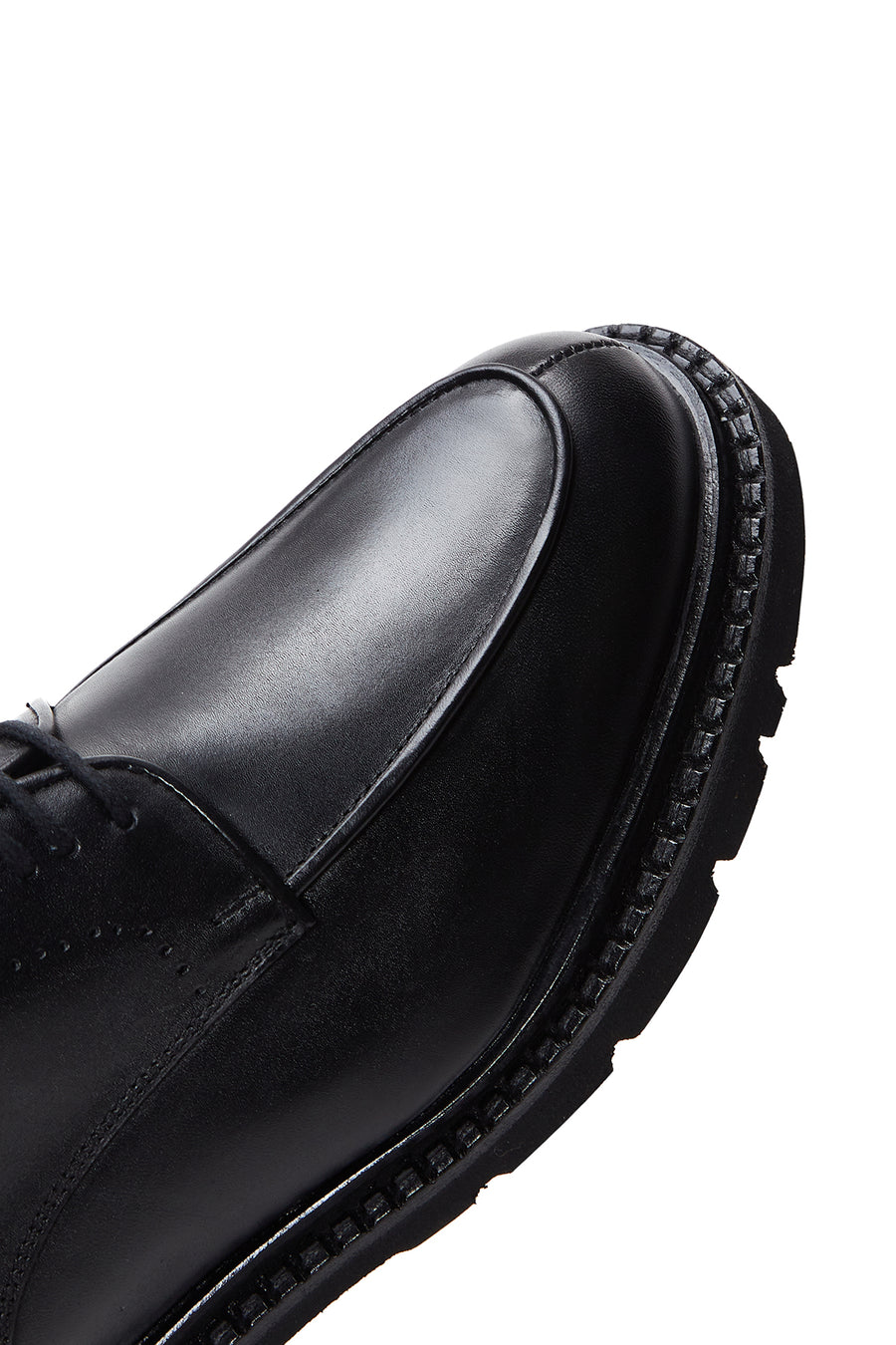 Men's Black Leather Casual Shoes