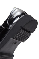 Erkek Siyah Çift Tokalı Deri Casual Ayakkabı | Derimod