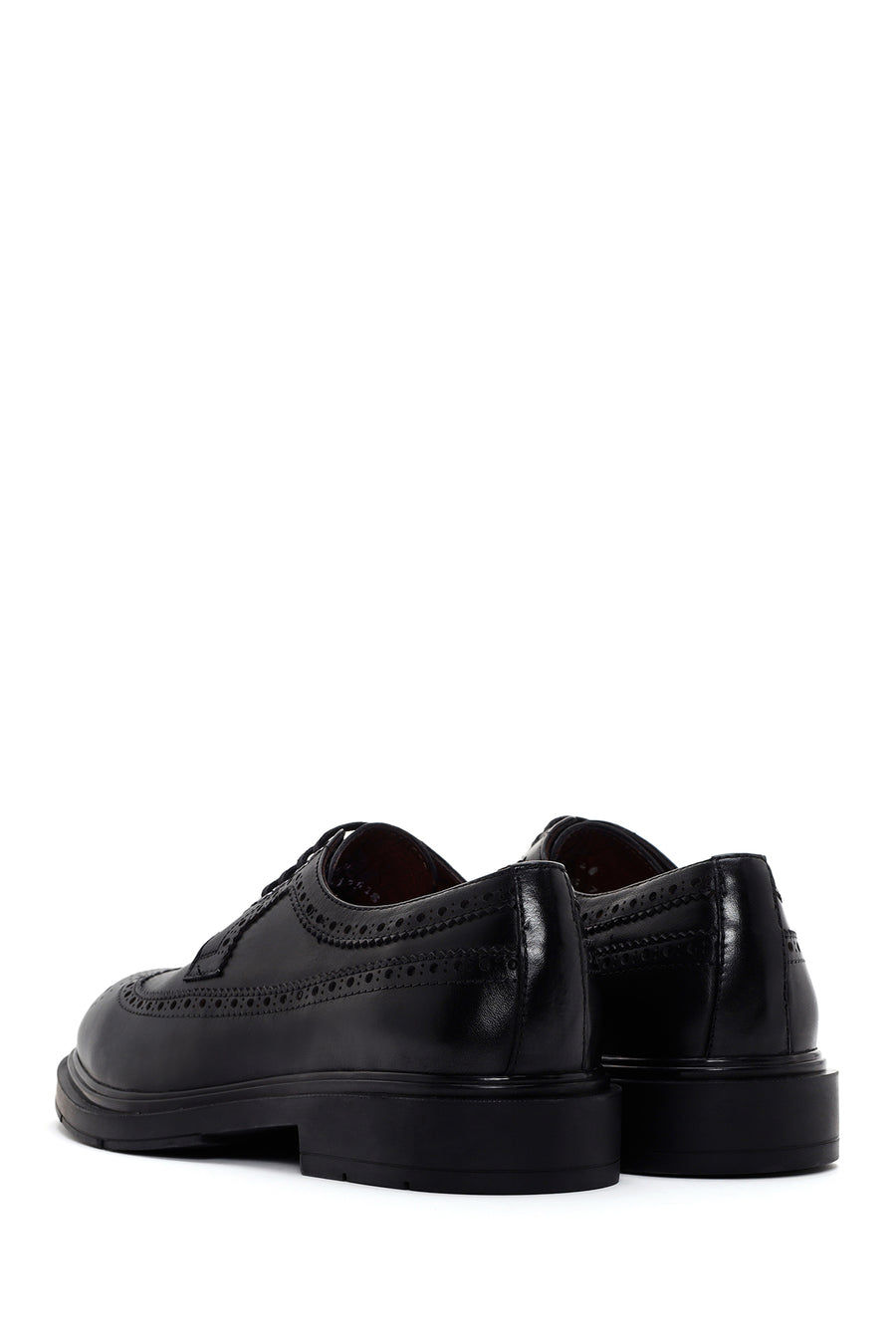 Men's Black Leather Casual Shoes